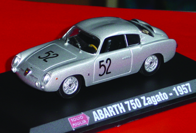 FIAT ABARTH 750 ZAGATO in scala 1:43
