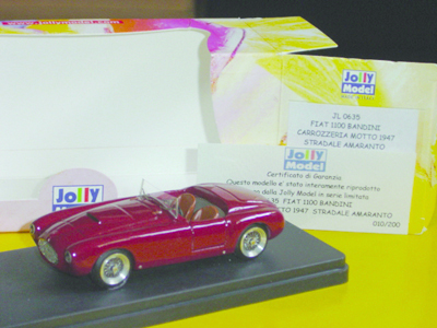 FIAT 1100 CABRIO in scala 1:43