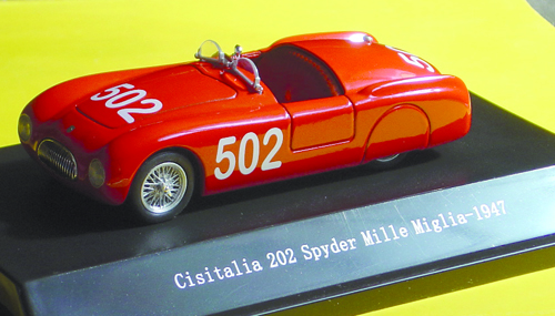FIAT CISITALIA in scala 1:43