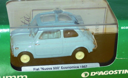 FIAT 500 in scala 1:43