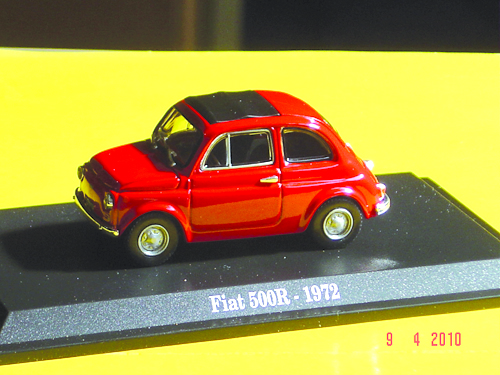FIAT 500 in scala 1:43