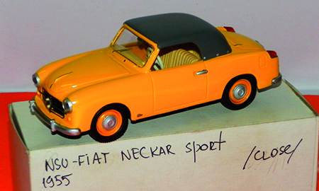 FIAT 1100 CABRIO in scala 1:43