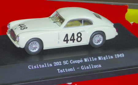 FIAT CISITALIA in scala 1:43