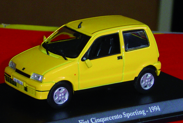 FIAT CINQUECENTO in scala 1:43