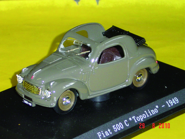 FIAT 500 C TOPOLINO in scala 1:43