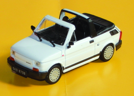 FIAT 126 CABRIO in scala 1:43