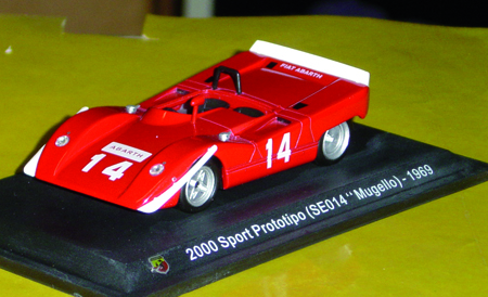 FIAT ABARTH 2000 in scala 1:43