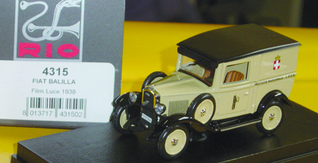 FIAT BALILLA FURGONE 1:43 scale
