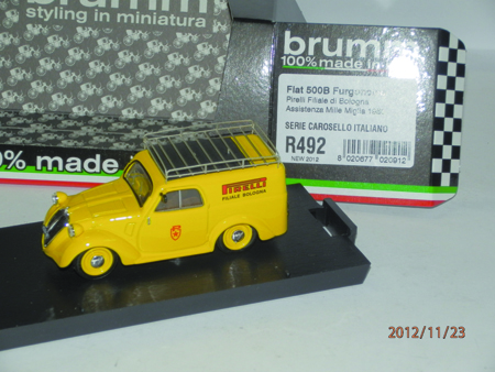 FIAT 500 B FURGONI in scala 1:43