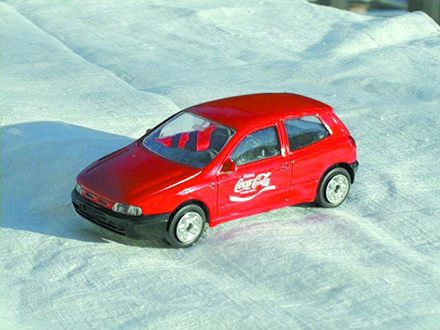 FIAT COCACOLA 1:43 scale
