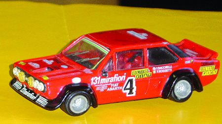 FIAT ABARTH 131 in scala 1:43