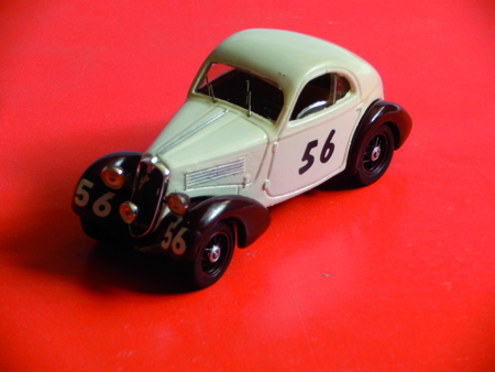 FIAT BALILLA BERLINETTA in scala 1:43