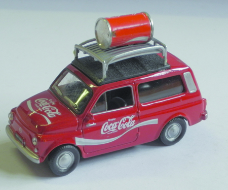 FIAT COCACOLA in scala 1:43