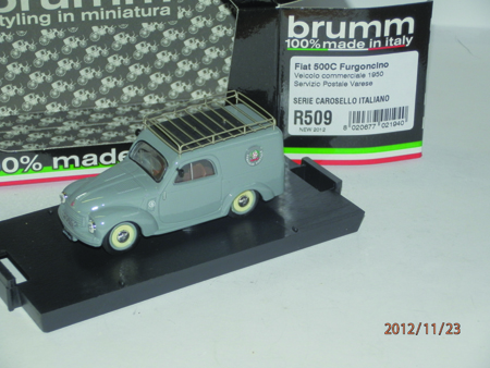 FIAT 500 C FURGONI in scala 1:43