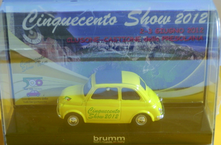 FIAT 500 in scala 1:43