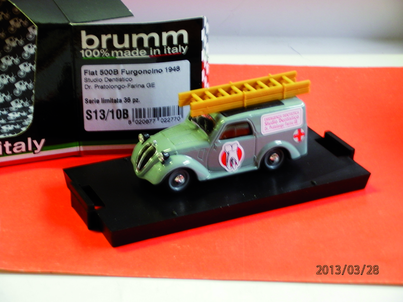 FIAT 500 B FURGONI 1:43 scale