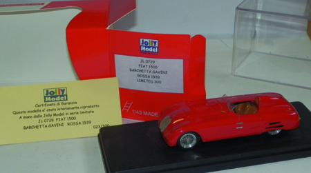 FIAT 1500 in scala 1:43