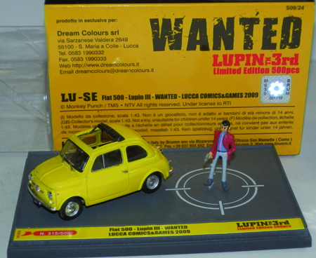 FIAT 500 in scala 1:43
