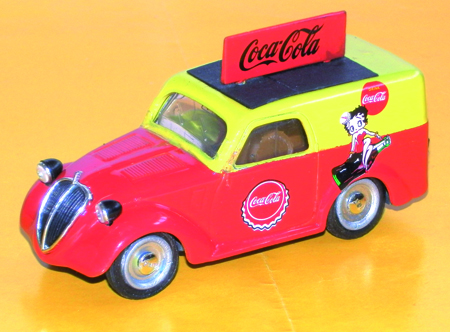 FIAT COCACOLA 1:43 scale