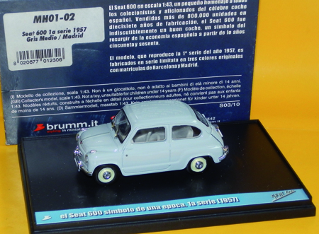 FIAT 600 in scala 1:43