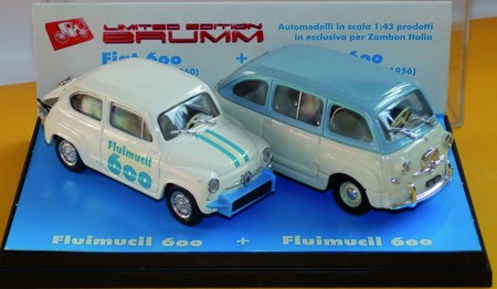 FIAT 600 in scala 1:43