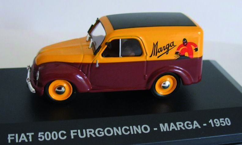 FIAT 500 C FURGONI in scala 1:43