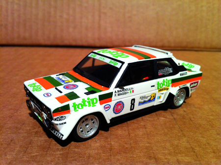 FIAT ABARTH 131 in scala 1:43