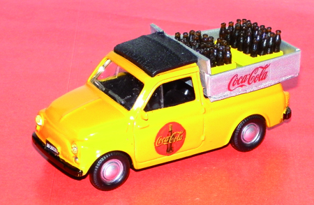 FIAT COCACOLA 1:43 scale