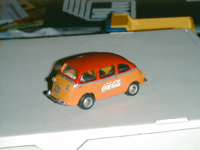 FIAT COCACOLA in scala 1:43