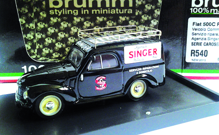 FIAT 500 C FURGONI in scala 1:43