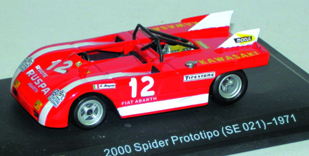 FIAT ABARTH 2000 1:43 scale