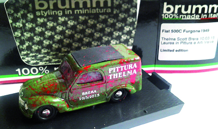 FIAT 500 C FURGONI in scala 1:43