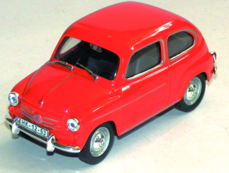 FIAT 600 in scala 1:43