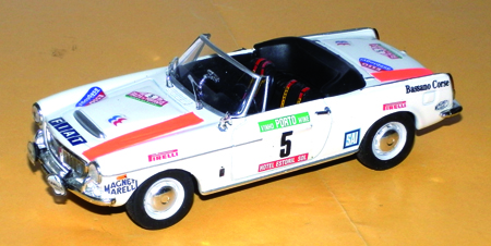 FIAT 124 CABRIO 1:43 scale