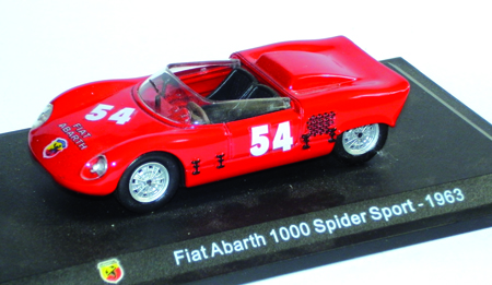 FIAT ABARTH 1000 in scala 1:43